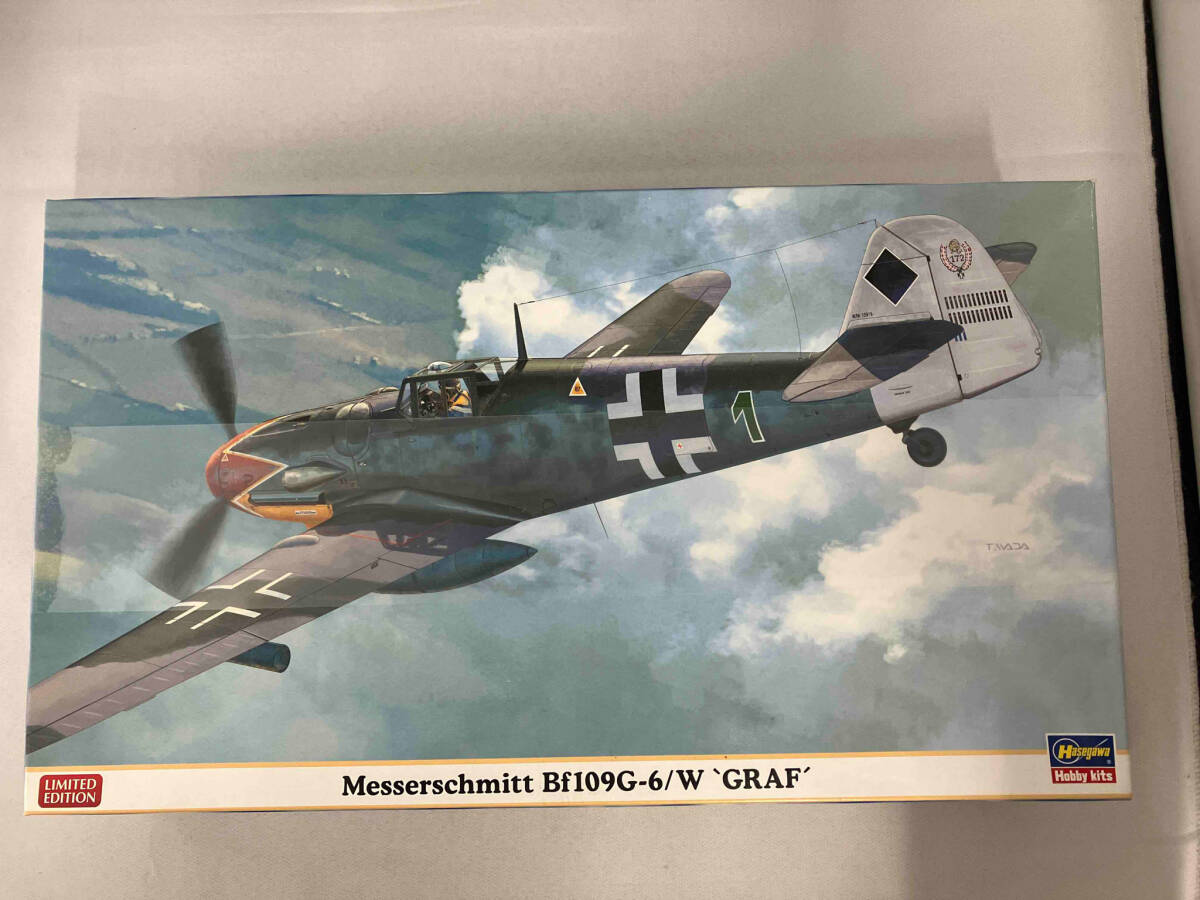 プラモデル ハセガワ 1/48 メッサーシュミット Bf109G-6 w/グラーフ [09915]_画像1
