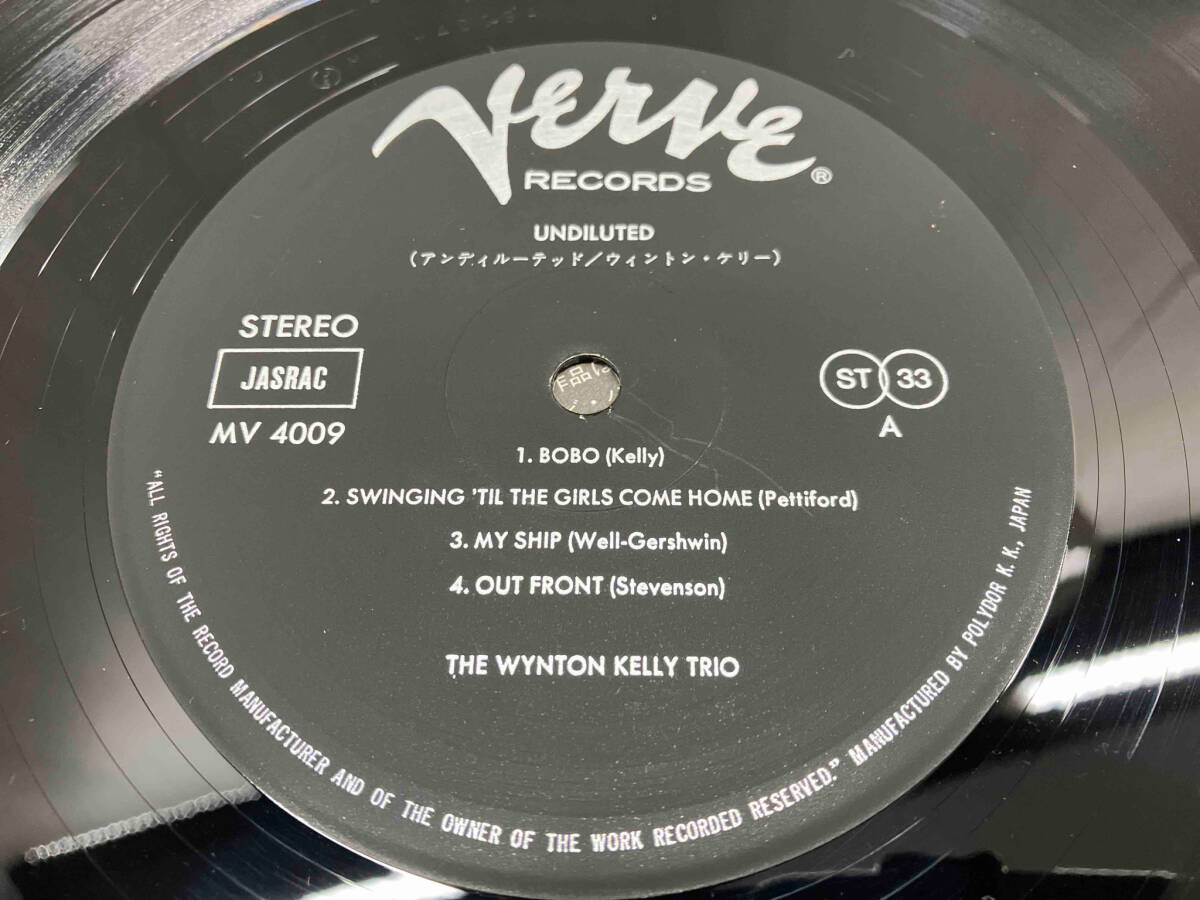 【LP盤Jazz】WYNTON KELLY / UNDILUTED （MV4009）ウィントンケリー_画像5