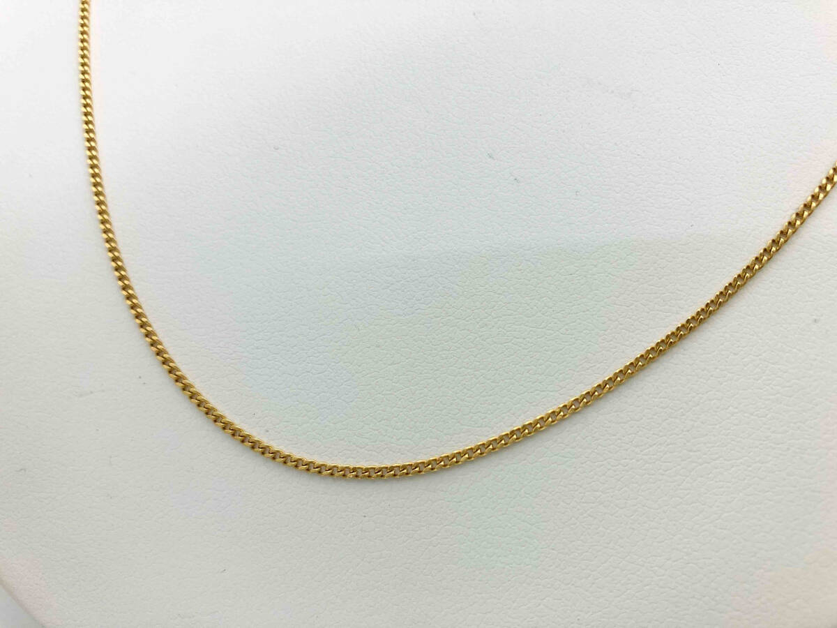 全ての K18 56cm/3.9g/2面喜平チェーン ネックレス/造幣局刻印有り 店舗受取可 イエローゴールド