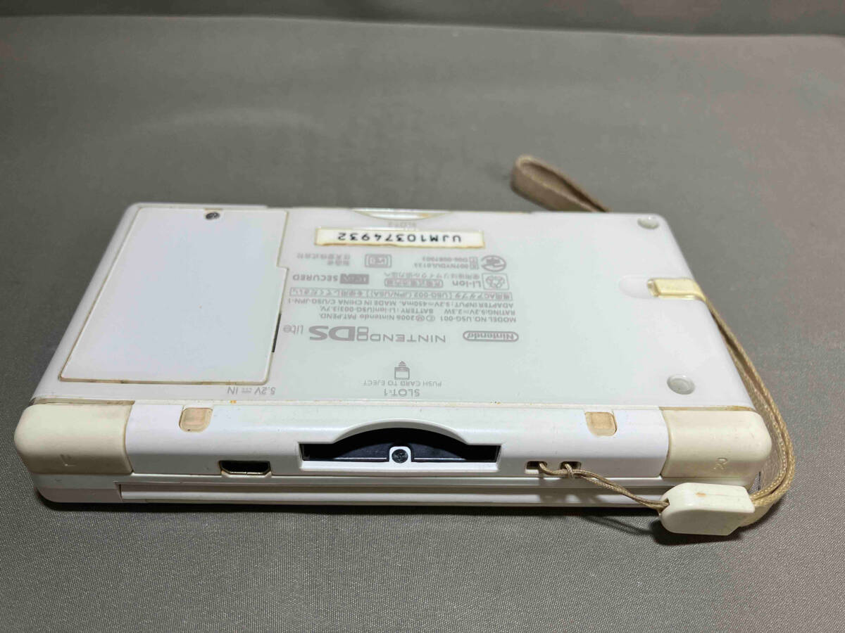 ジャンク Nintendo DS Lite クリスタルホワイト_画像3