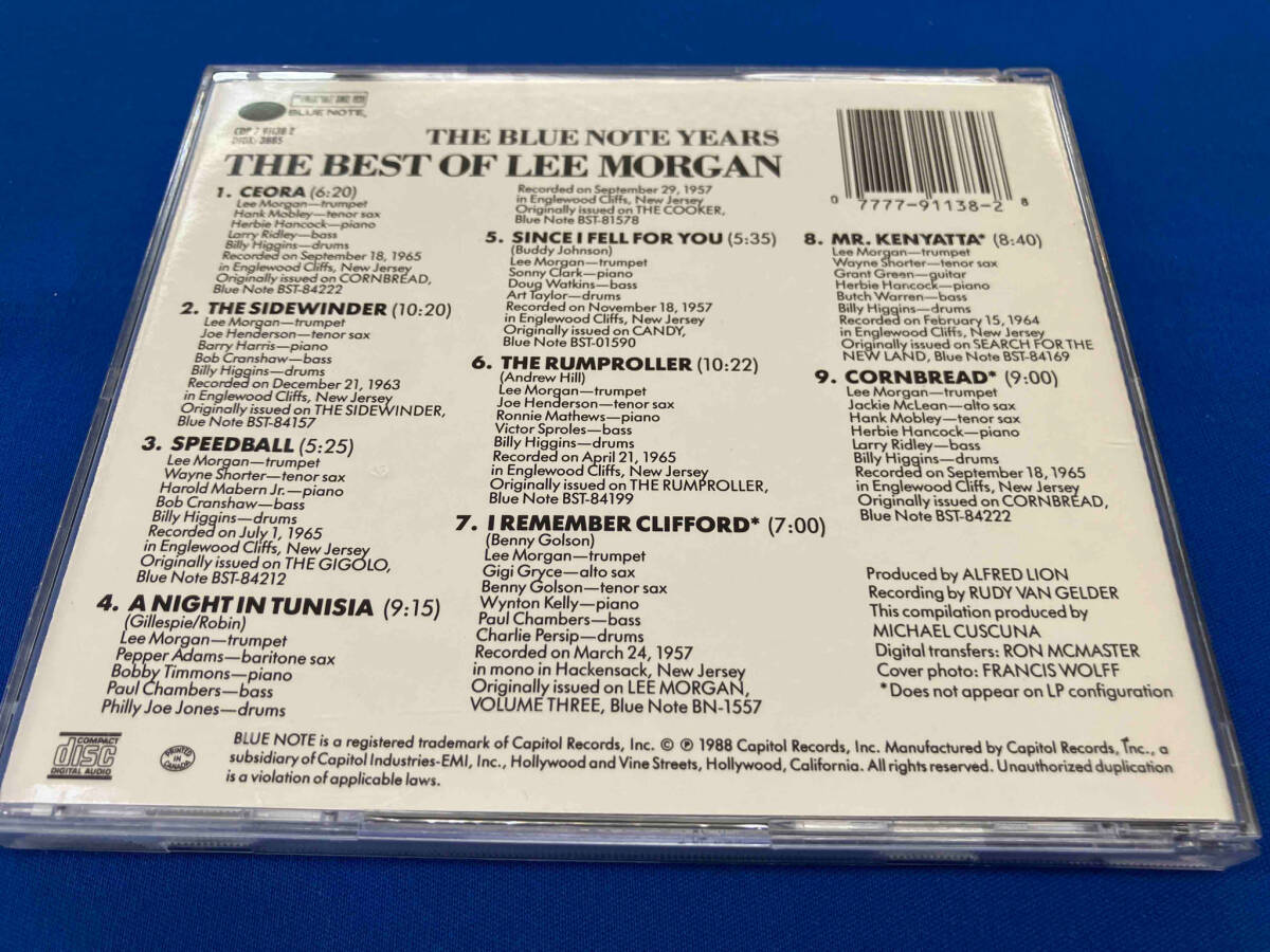 リー・モーガン(tp) CD 【輸入盤】The Best Of Lee Morgan_画像2