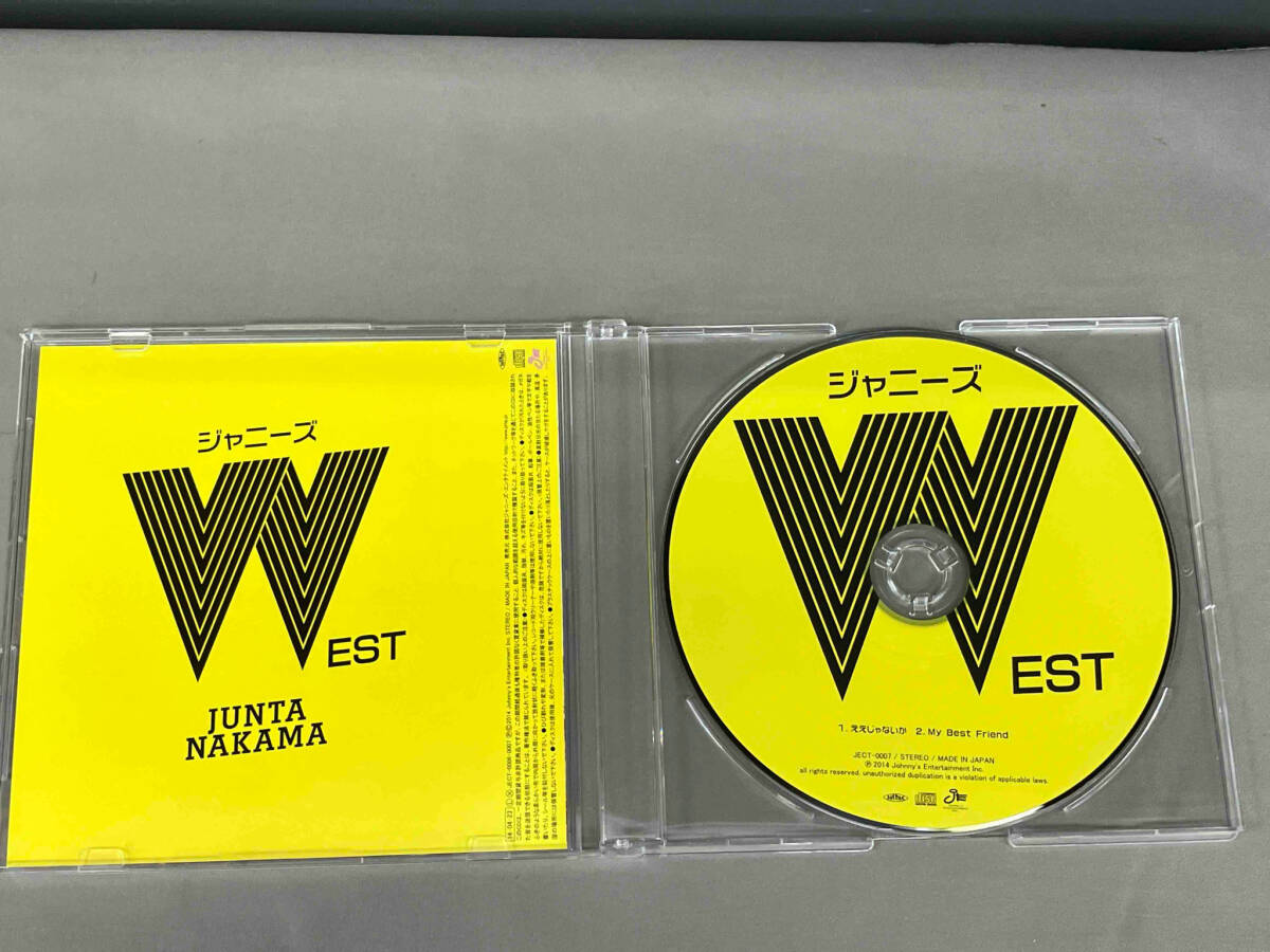 ジャニーズWEST(WEST.) CD ええじゃないか/My Best Friend(MY BEST CD盤)(中間淳太ver.)の画像2