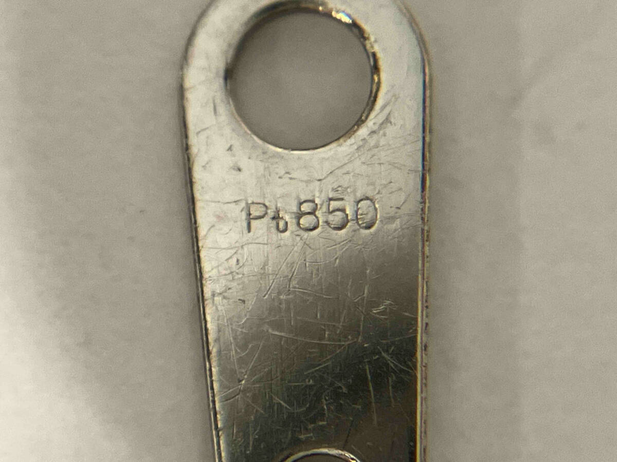 Pt850 платина общая длина примерно 50cm полная масса примерно 9.9g колье 