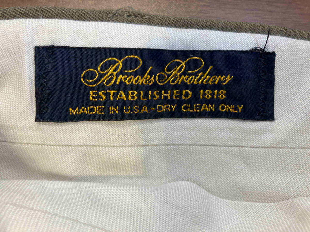 Brooks Brothers ブルックス ブラザーズ ブラウン 80s 90s USA製 ウール カーキ その他ロングパンツ_画像4