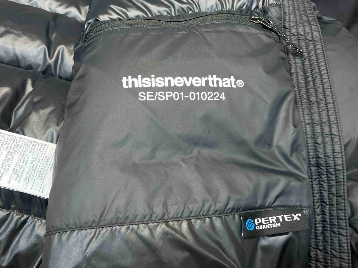 THISISNEVERTHAT ディスイズネバーザット TN230OOWHS01 PERTEX T Down Jacket ダウンジャケット サイズ：M ブラック_画像6