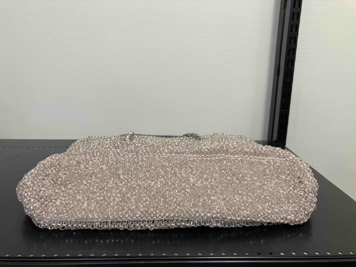 ANTEPRIMA アンテプリマ ハンドバッグ トートバッグ ワイヤーバッグ ピンク チェーン ストラップ付き 中国製 レディース かばん_画像3