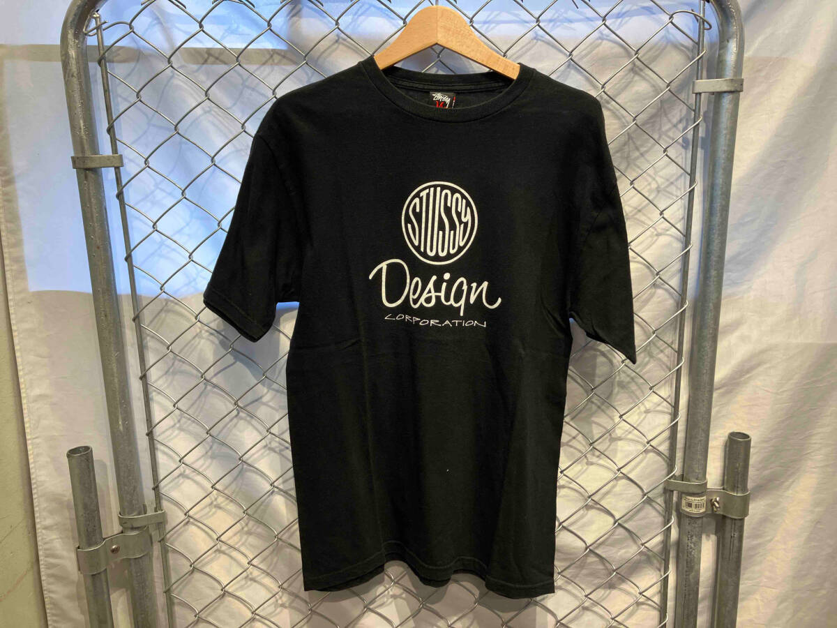 STUSSY Design CORPORATION 半袖Tシャツ 丸胴 ステューシー ブラック M 店舗受取可_画像1