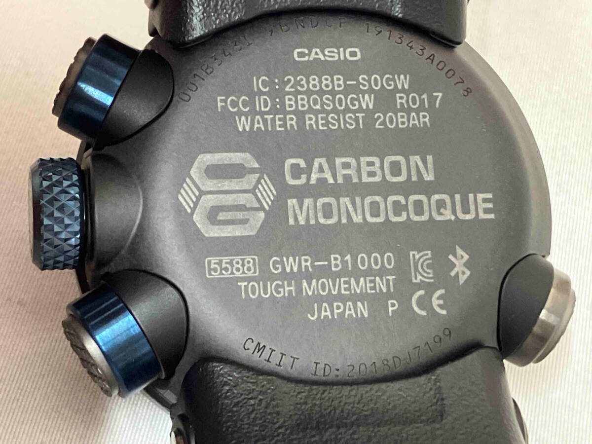 CASIO カシオ G-SHOCK Gショック GWR-B1000-1A1JF グラビティマスター 電波ソーラー 箱付き 腕時計の画像8