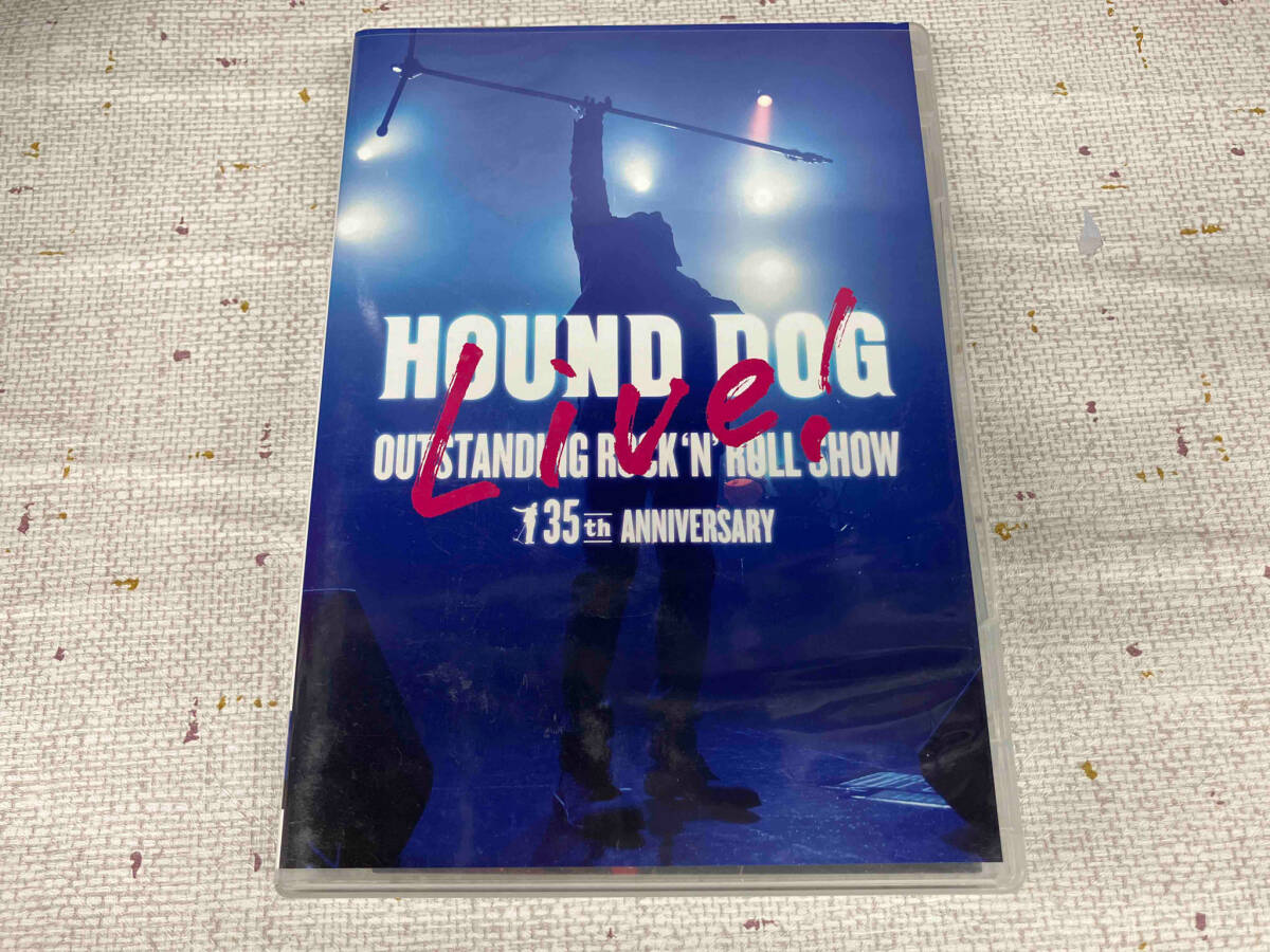 ジャンク 【1円スタート】「HOUND DOG 35th Anniversary Outstanding Rock'N'Roll Show」ハウンドドッグ アニバーサリーの画像1