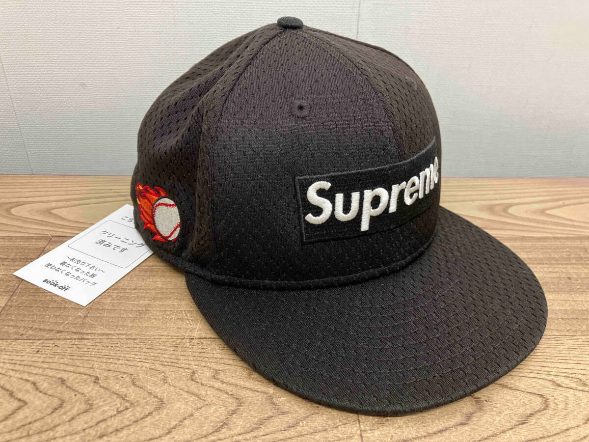 Supreme シュプリーム キャップ 帽子 Cap NEW ERA ニューエラ コラボ 18SS esh Bo Logo Cap 20 Warld Famous 18 刺繍_画像1