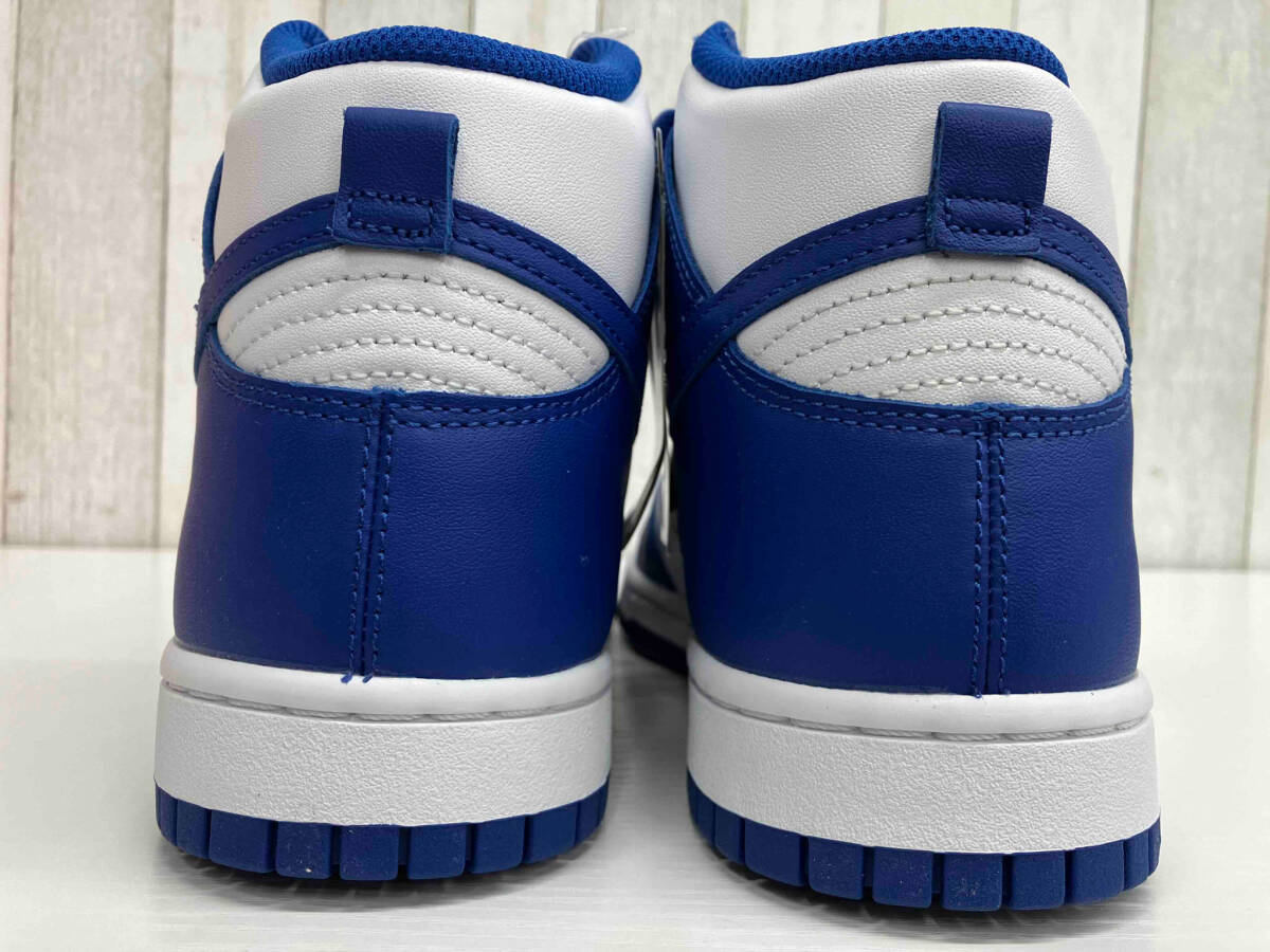 【極美品】NIKE DUNK HI RETRO ”Game Royal”／ナイキ／ダンクハイ レトロ ゲームロイヤル／DD1399-102／スニーカー／28cm／箱付き_画像3