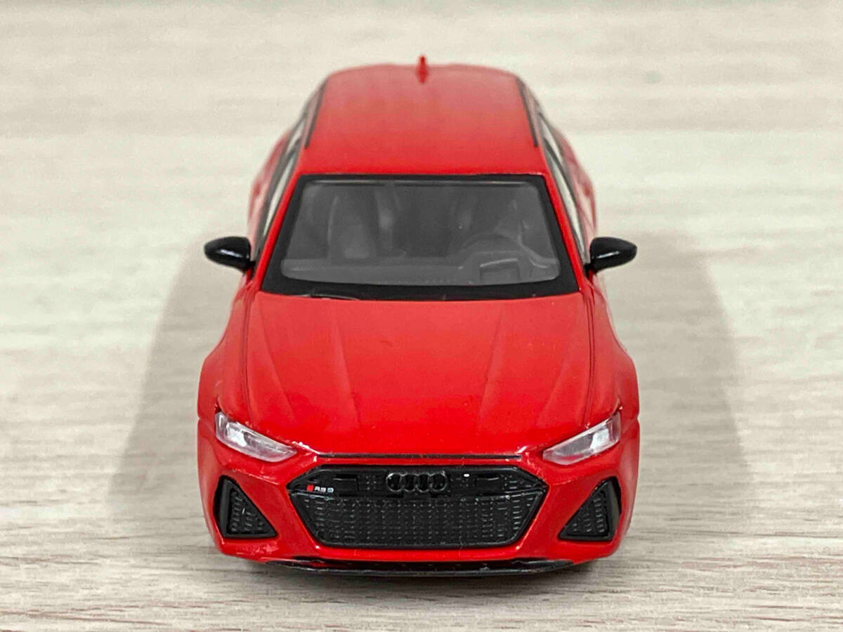 MINI GT 1:64 Diecast Model Car - Audi RS6 Avant Carbon Black Edition Tango Redの画像5