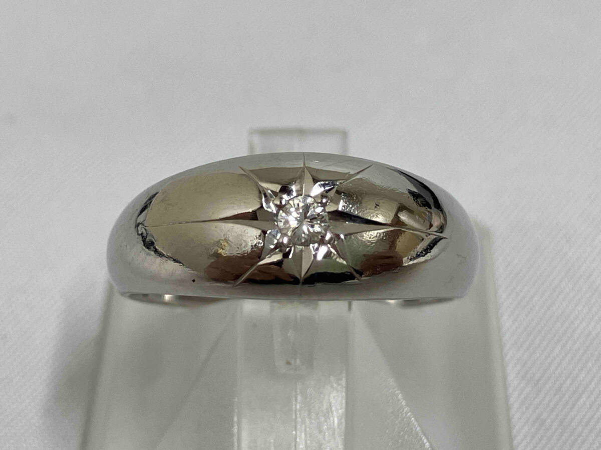 経典 Pt900/プラチナダイヤモンドリング/ダイヤ0.05ct/11号/6.2g/指輪 プラチナ台