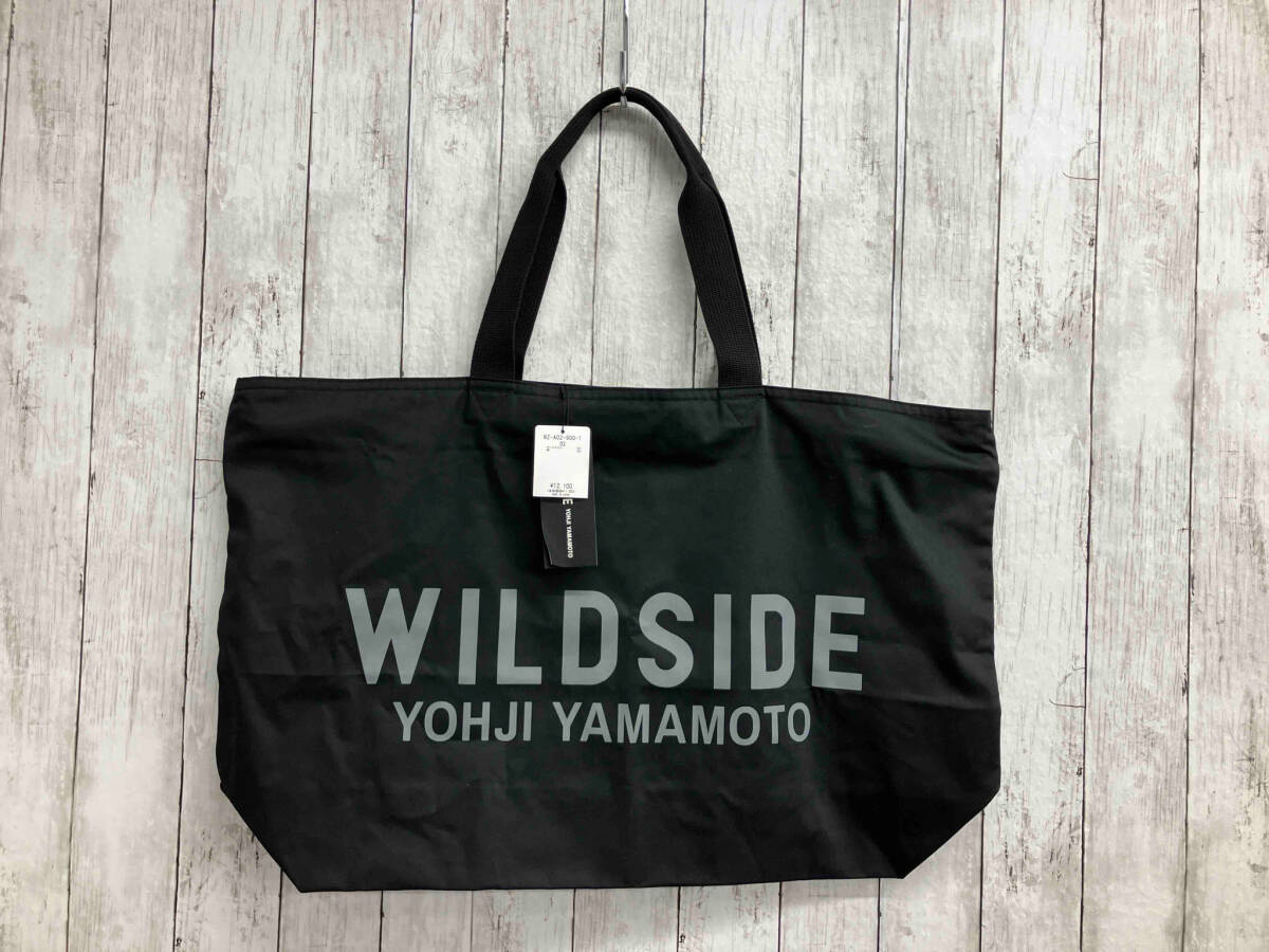 WILDSIDE YOHJI YAMAMOTO/ワイルドサイドヨウジヤマモト/トートバッグ/ブラック/ロゴの画像1