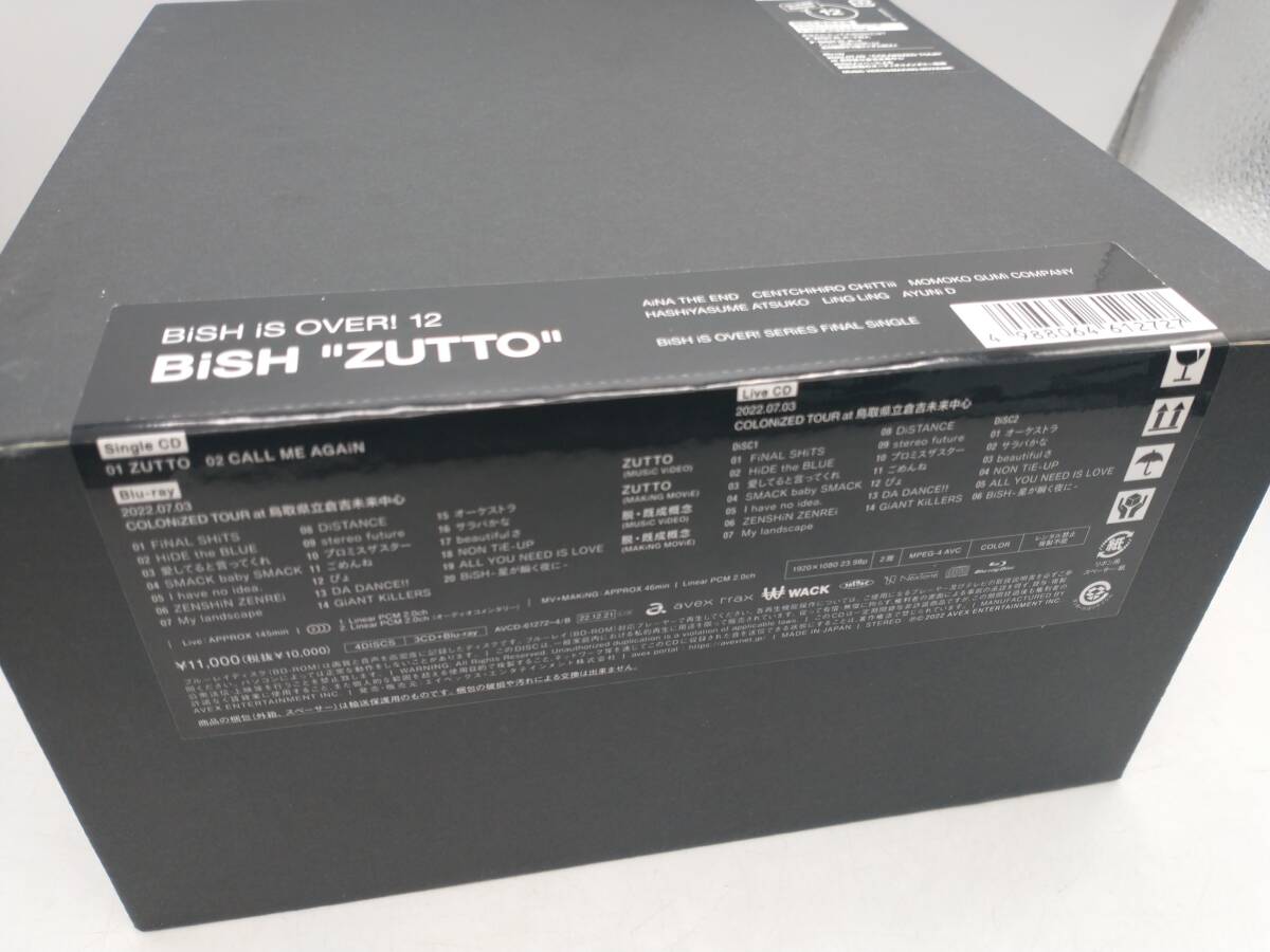  нераспечатанный товар BiSH CD ZUTTO( первый раз производство ограничение запись )(3CD+Blu-ray Disc)