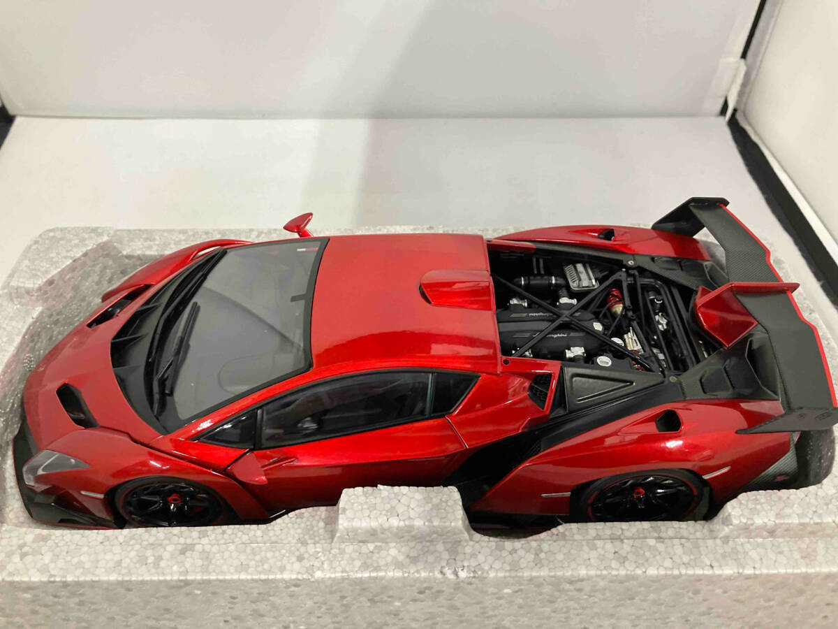 7000円 現状品 AUTOart 1/18 ランボルギーニ ヴェネーノ (レッド 7000円 現状品 AUTOart 1/18 ランボルギーニ ヴェネーノ (レッド