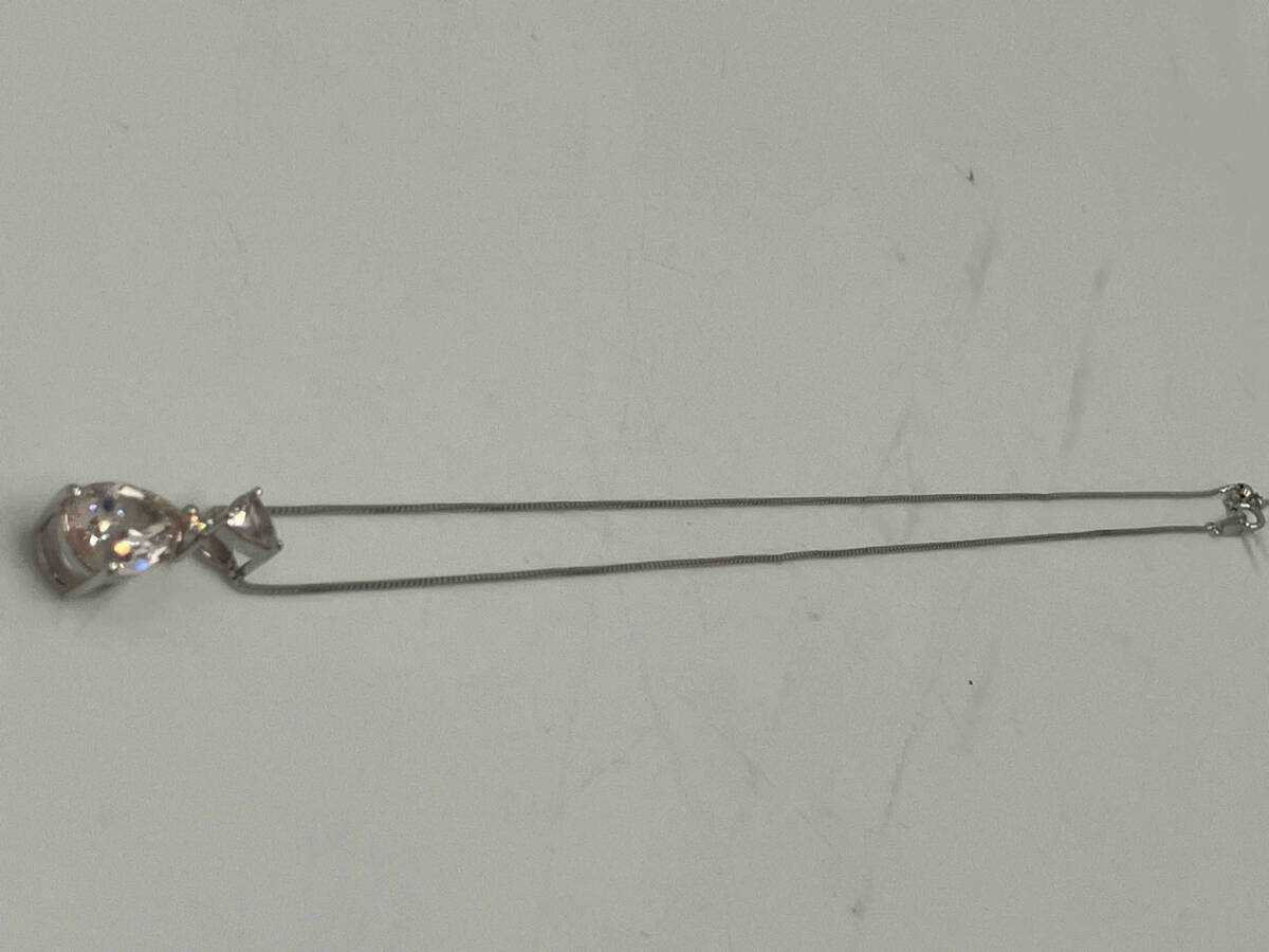 K18WG カラーストーン ネックレス 3.57ct ダイヤの画像7