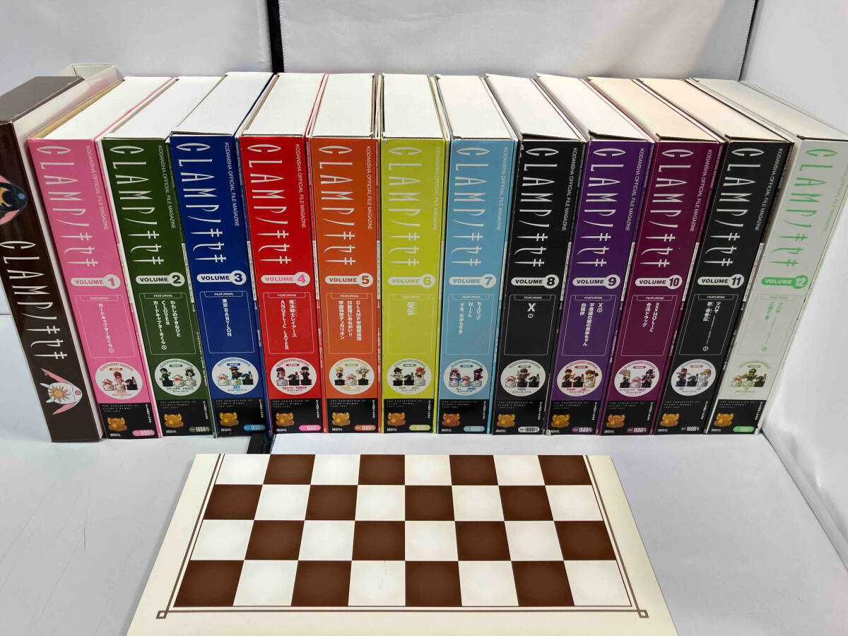 CLAMPノキセキ 全12巻セット 冊子＋チェスピース チェス盤 収納BOX付きの画像1