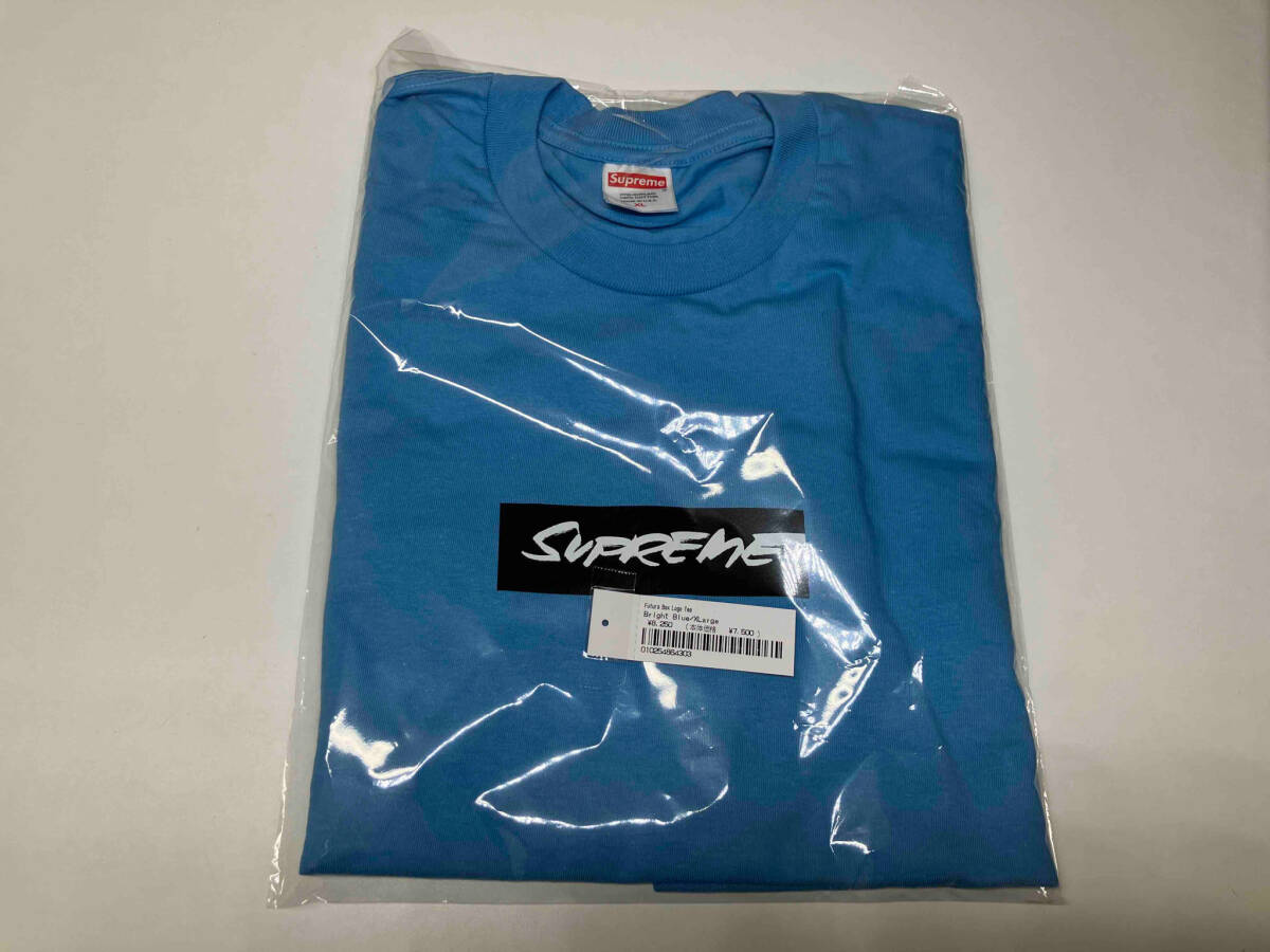 美品 未使用品 ライトブルー Supreme FUTURA BOX LOGO TEE BLUE シュプリーム 半袖Tシャツ XL_画像1