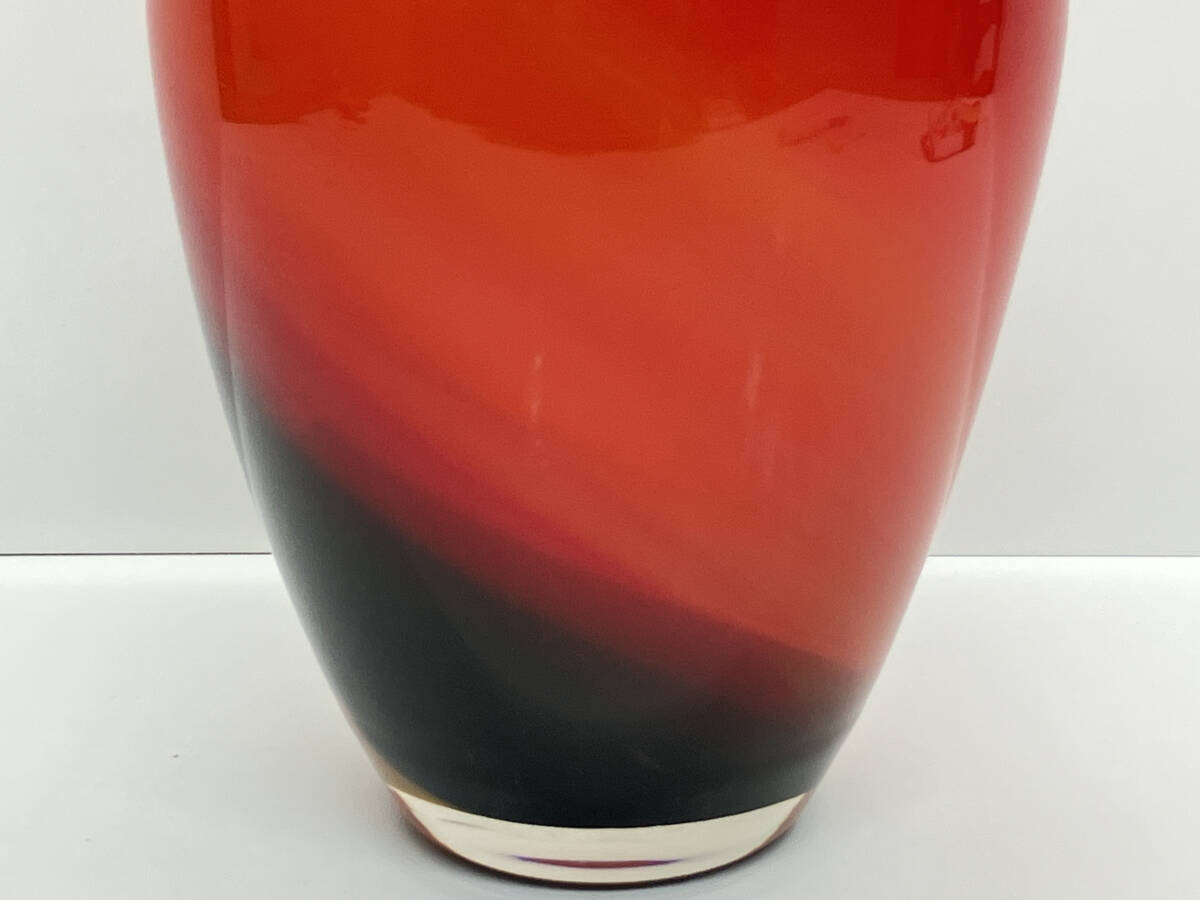 KAMEI GLASS カメイ ガラス フラワーベース 花瓶 レトロ モダン_画像8