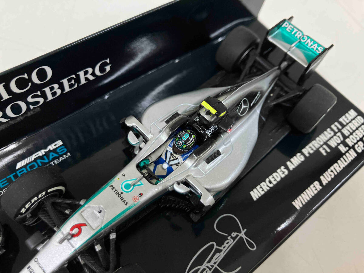 MINICHAMPS 1/43 メルセデス AMG ペトロナス F1チーム W07 ハイブリッド ニコ・ロズベルグ 2016 ミニチャンプス ミニカー_画像5