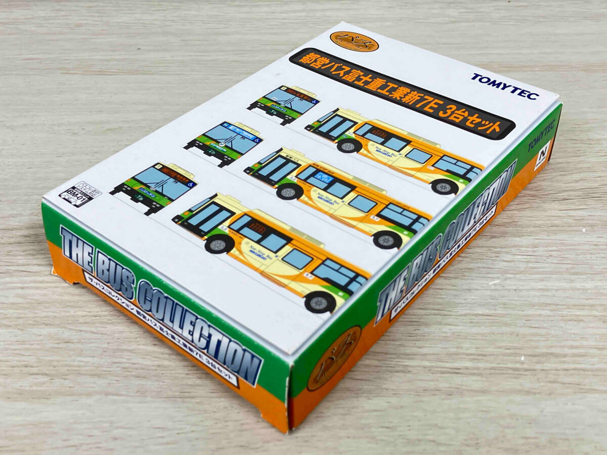 Ｎゲージ ザ・バスコレクション 都営バス富士重工業新7E 3台セット トミーテックの画像2