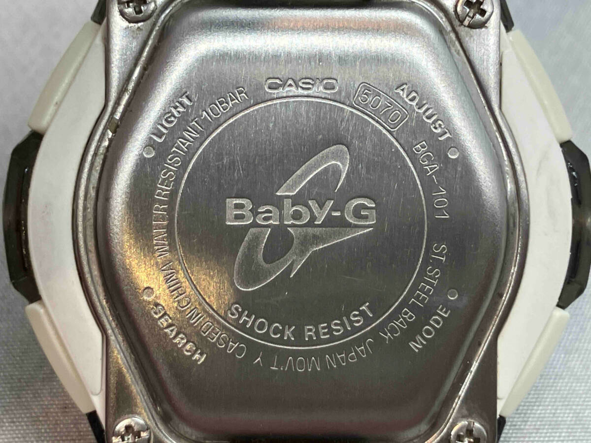ジャンク 【1円スタート】【電池切れ】CASIO カシオ Baby-G BGA-101 クォーツ 腕時計(ゆ15-04-06)の画像3