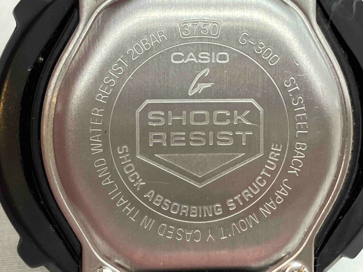 ジャンク 【1円スタート】【電池切れ】CASIO カシオ G-SHOCK G-300 クォーツ 腕時計(ゆ15-04-14)_画像3