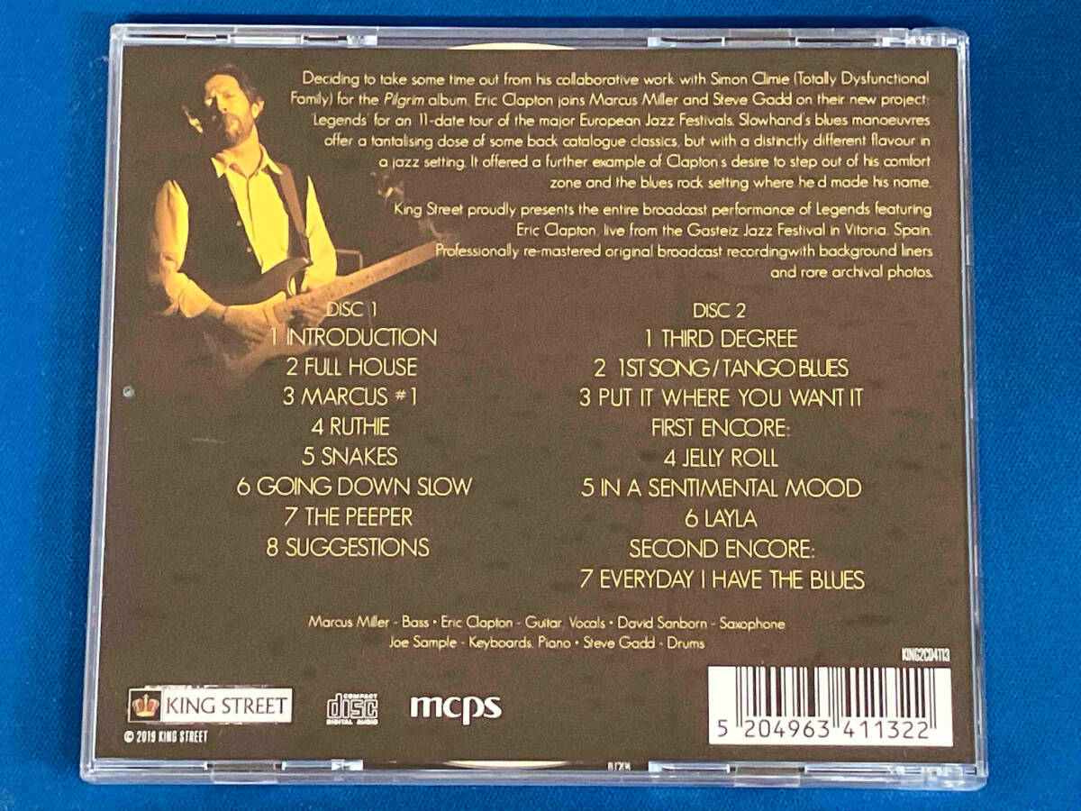 Eric Clapton(エリック・クラプトン)/LEGENDS FEATURING ERIC CLAPTON GASTEIZ JAZZ FESTIVAL, SPAIN 1997 ／マーカス・ミラーほか_画像2