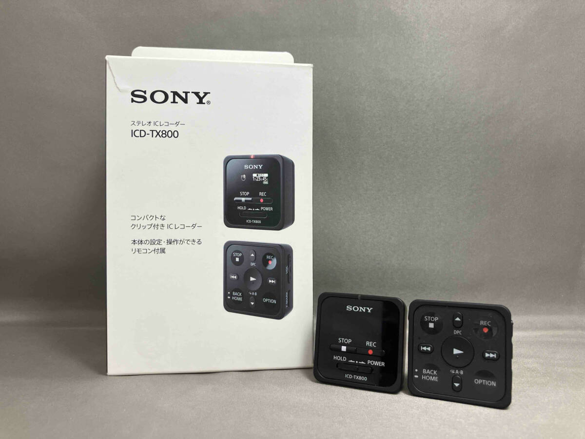 SONY ICD-TX800 ステレオICレコーダー (16-09-03)_画像1