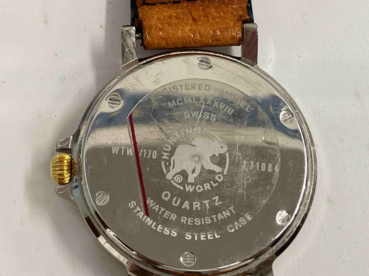HUNTING WORLD Hunting World MCMLXXXⅧ 271084 quartz wristwatch 