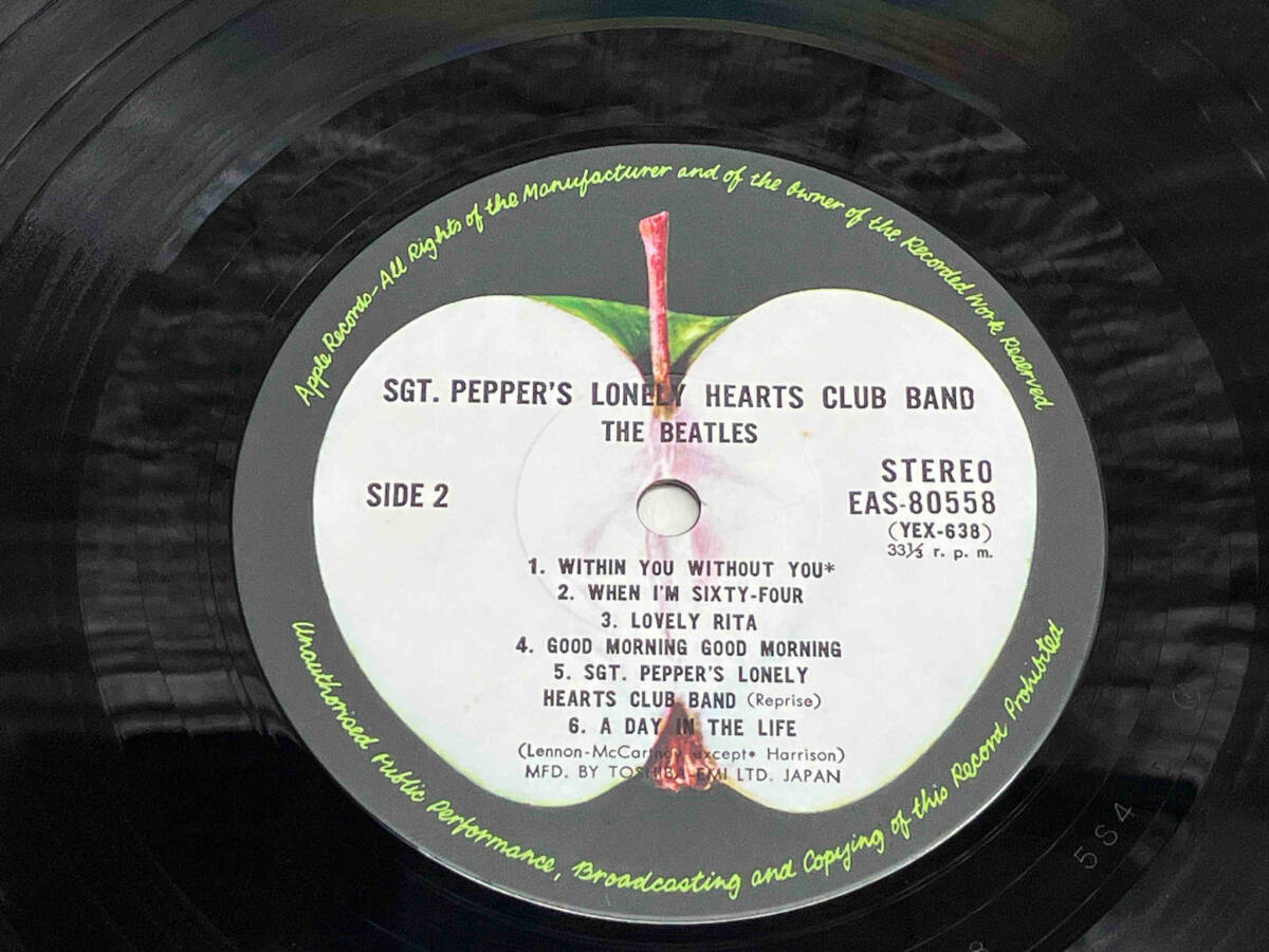THE BEATLES/ザ・ビートルズ 【LP盤】SGT. PEPPER’S LONELY HEARTS CLUB BAND EAS80558_画像7