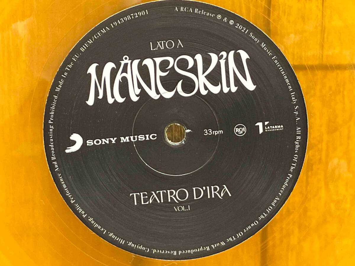 【LP盤】 MANESKIN/マネスキン TEATRO D’ IRA VOL.1 19439872901 【カラー盤】の画像6