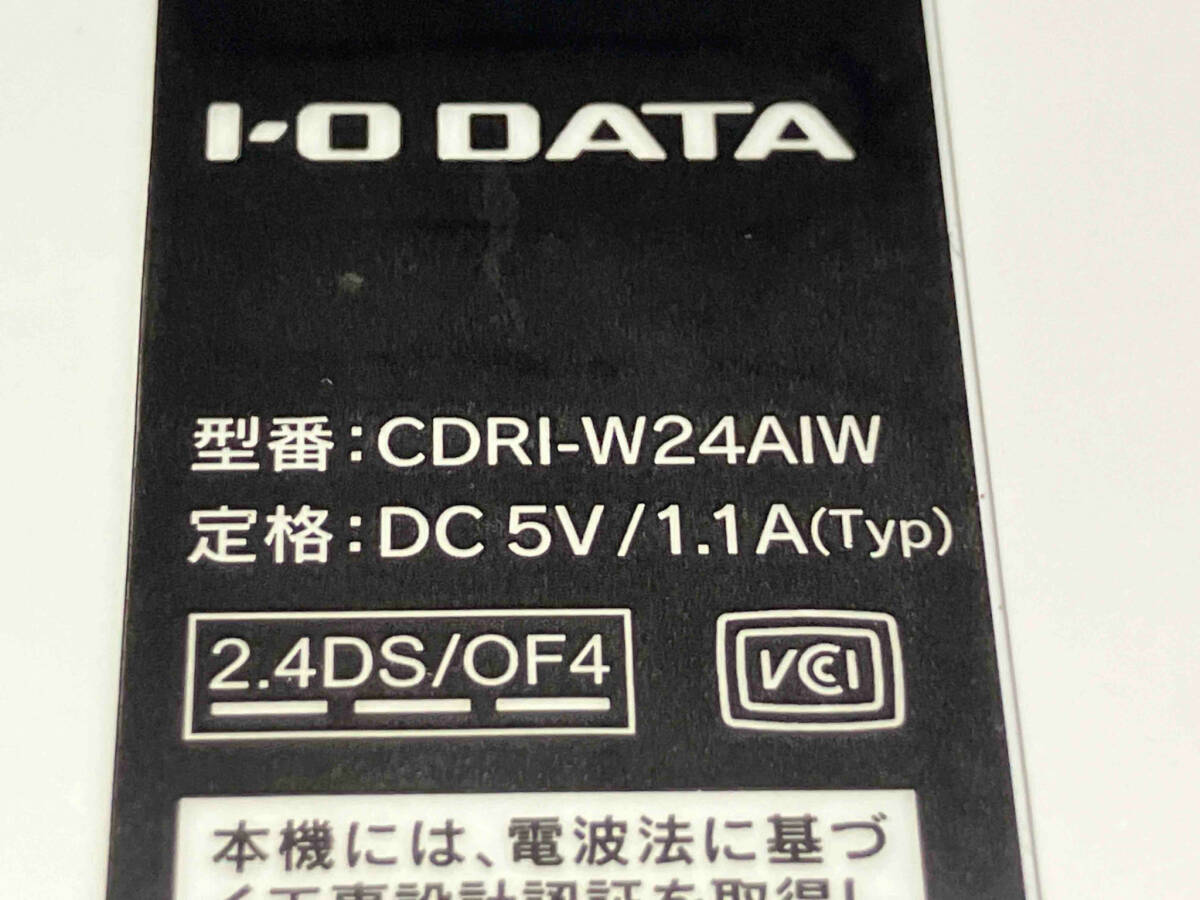 I・O DATA CDレコ CDRI-W24AIW [スマートフォン用CDレコーダー Wi-Fiモデル] CDドライブ (17-10-05)_画像4
