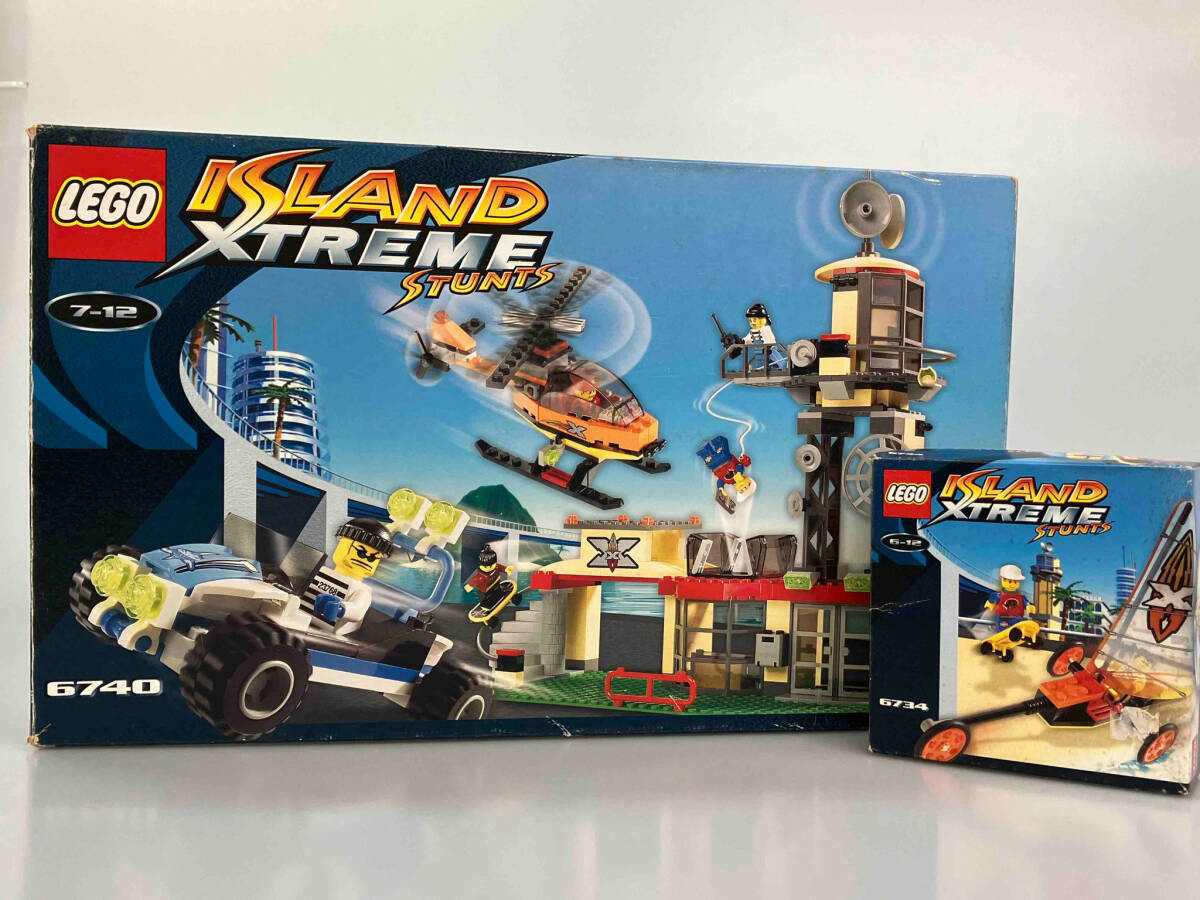 正規品LEGO 6740エクストリームタワー 6734ビーチクルーザー レゴ アイランドエクストリームスタント2点セット まとめ売り 中古_画像1