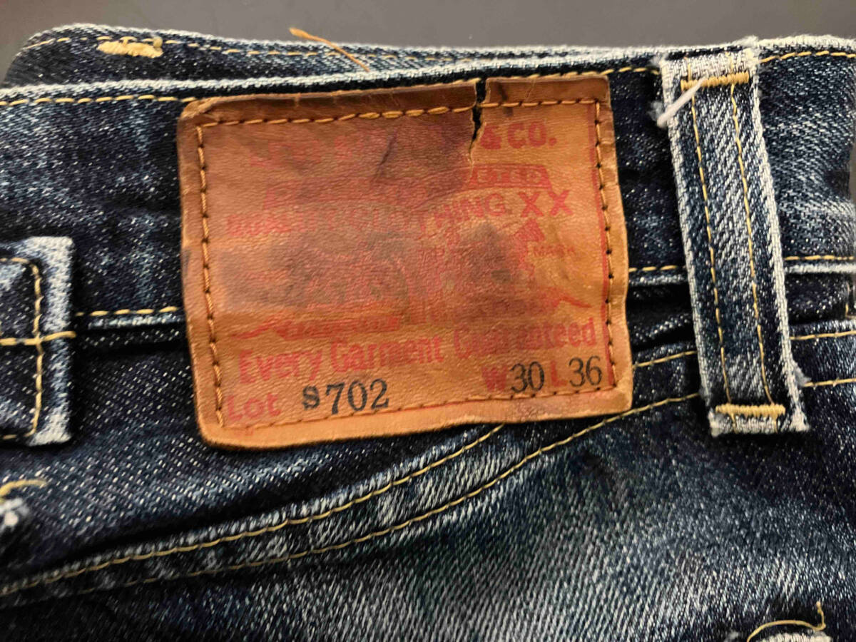 LEVI’S リーバイス S702ーXX 復刻 シンチバック ジーンズ_画像4