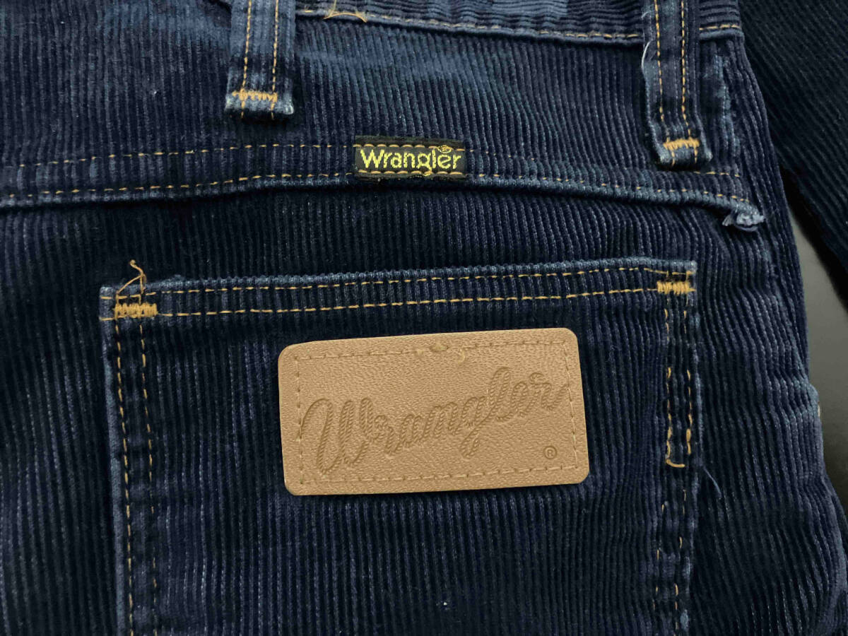 wrangler ラングラー 70s～80s TALON タロン USA製 コーデュロイパンツ ネービーブルー_画像3