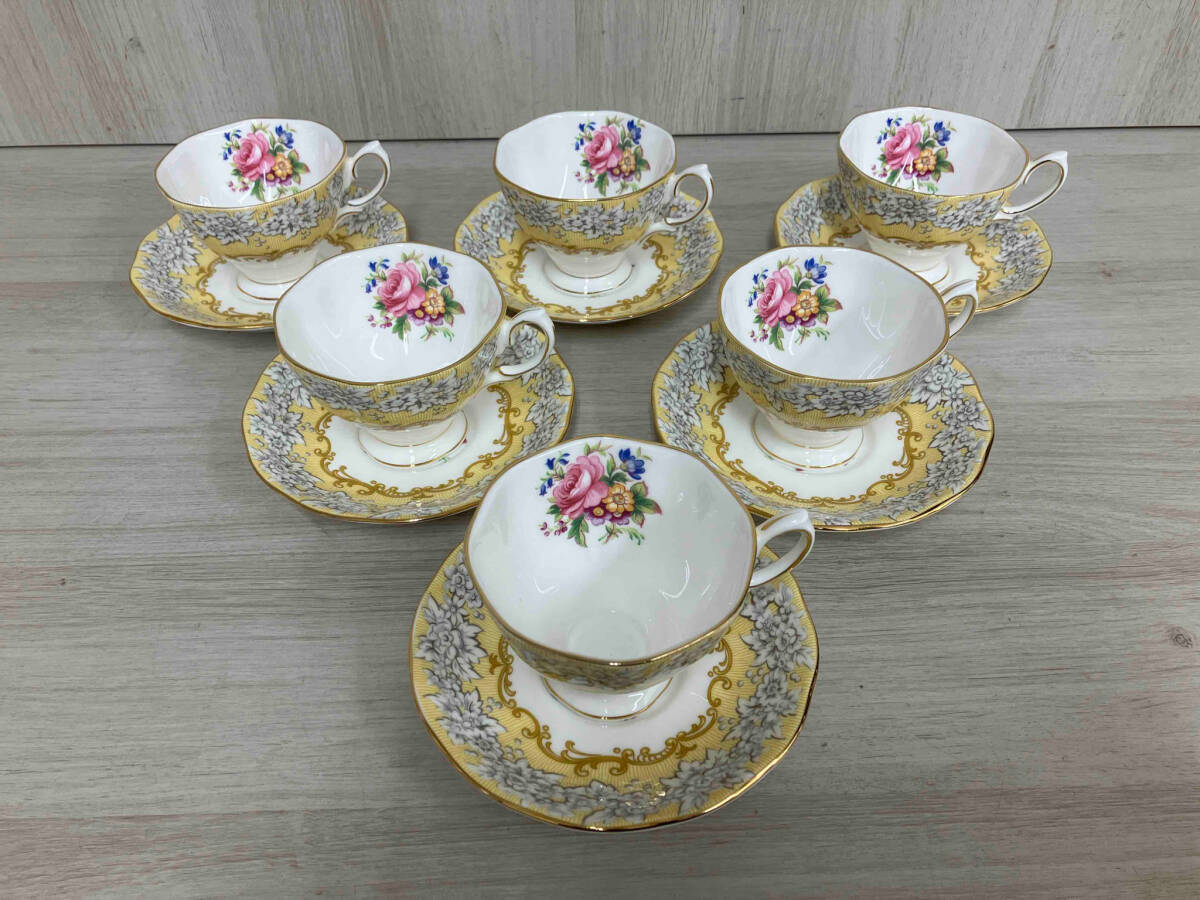 ロイヤルアルバート アフェクション カップ&ソーサー 6客 セット ROYAL ALBERT Affctionの画像1