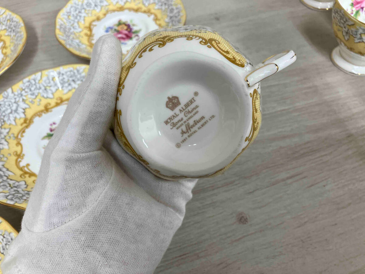 ロイヤルアルバート アフェクション カップ&ソーサー 6客 セット ROYAL ALBERT Affctionの画像7