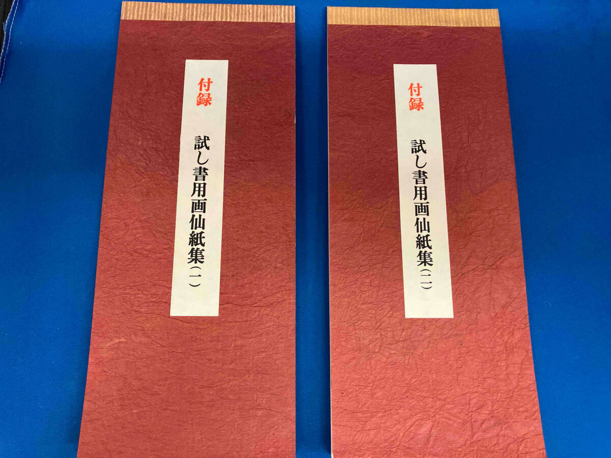 日本・中国・韓国 書の紙 手漉画仙紙と料紙 付録 試し書用画仙紙集1・2 付き 毎日新聞社手漉和紙委員会編刊の画像4