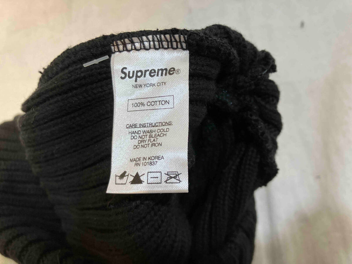 Supreme ビーニー ブラック ニット帽 シュプリーム 店舗受取可の画像3