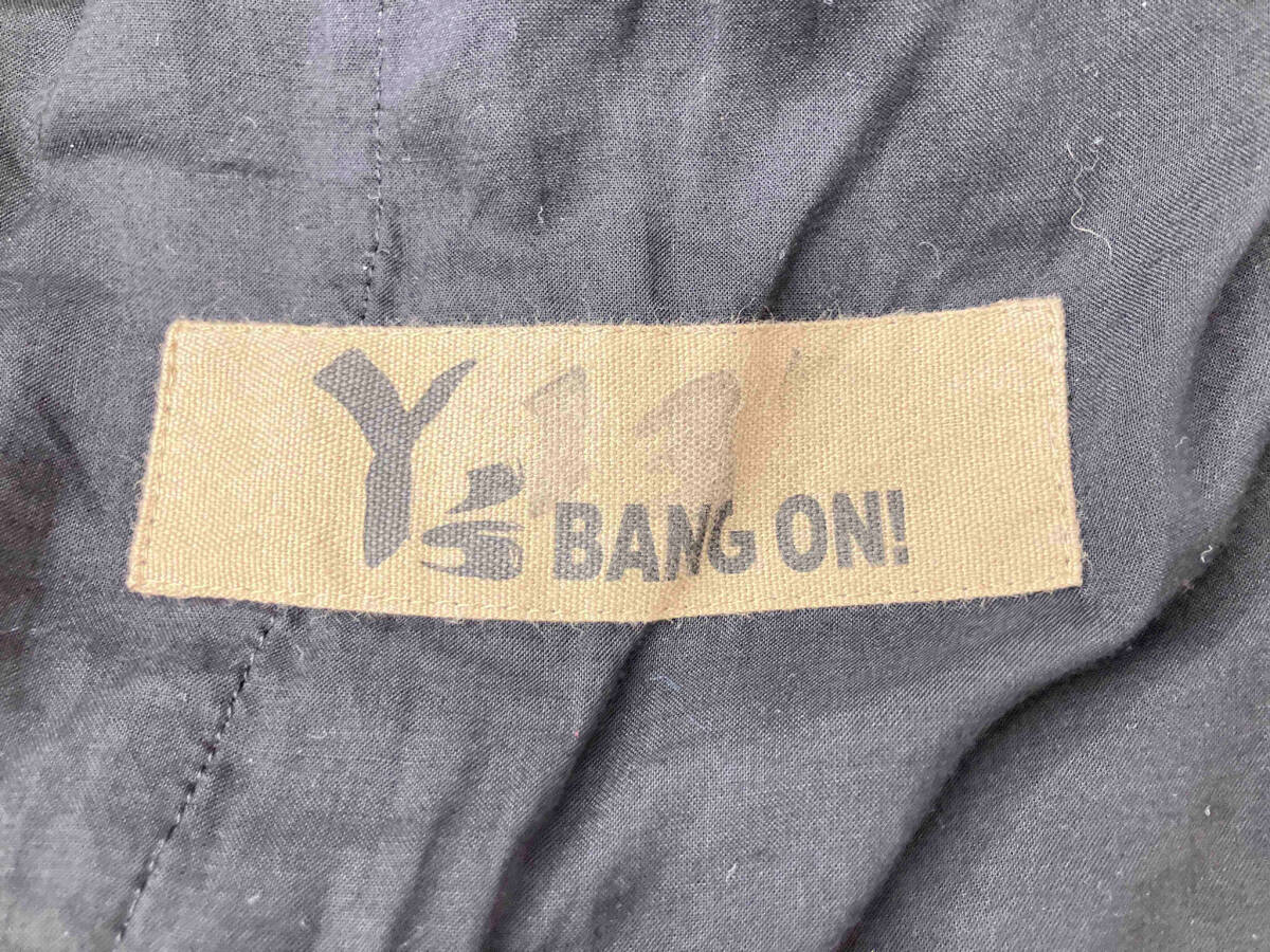 Y’s BANG ON! ワイズ バングオン ジャケット パーカー リネン YW-Y73-370 サイズ表記 2 ブラック_画像7