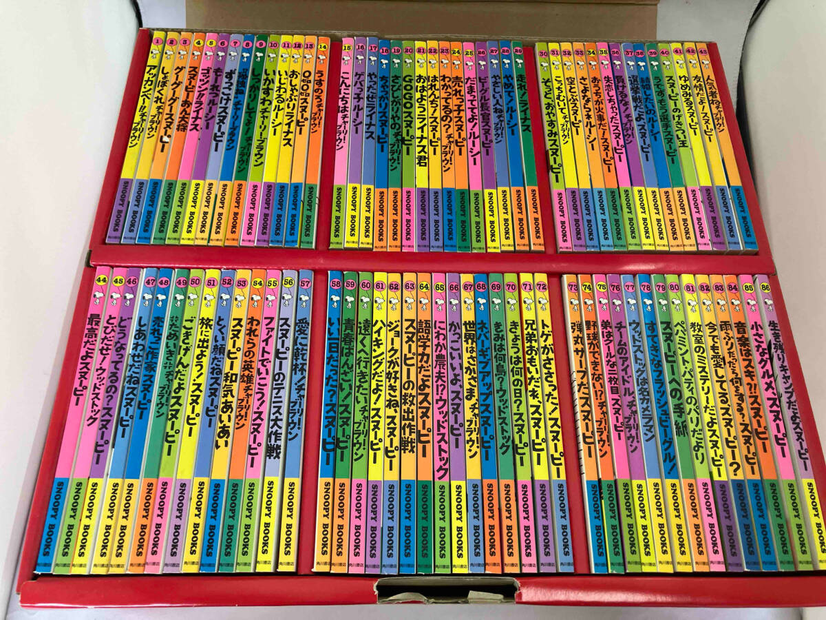 SNOOPY BOOKS(50 anniversary commemoration reprint )( all 86 volume ) Charles *M.shurutsu