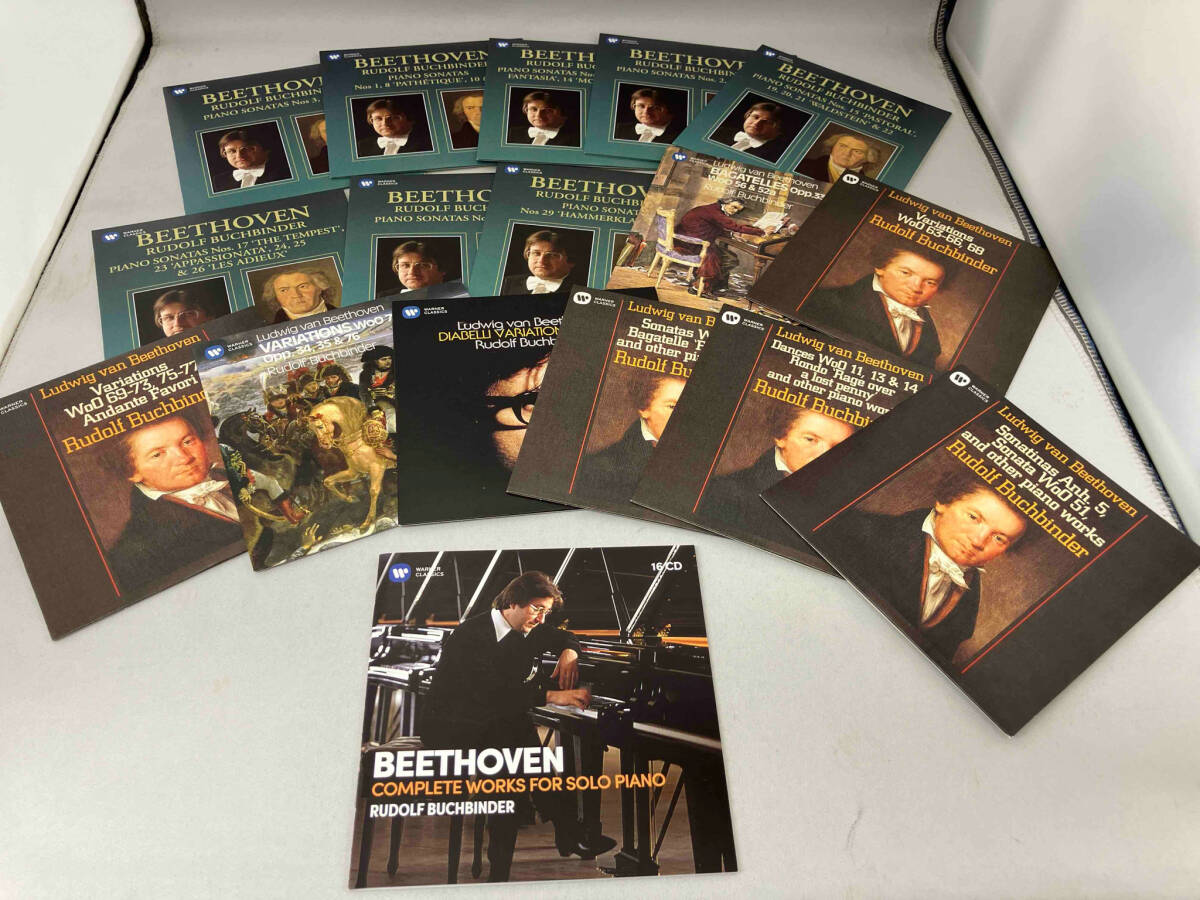 BEETHOVEN COMPLETE WORKS FOR SOLO PIANO RUDOLF BUCHBINDER （16CD）_画像3