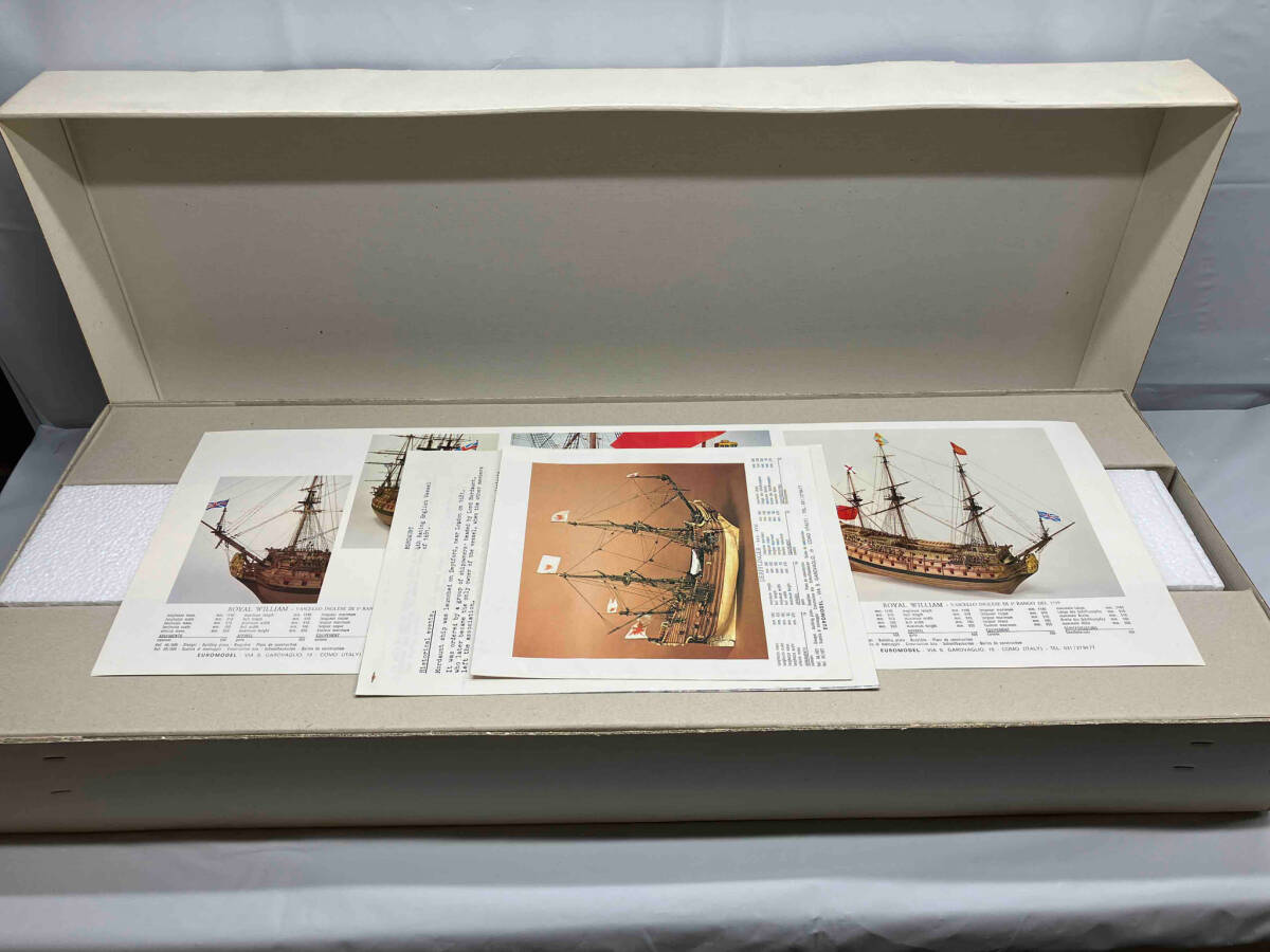 ジャンク 【1円スタート】1/60 ユーロモデル モーダント 木製帆船の画像2