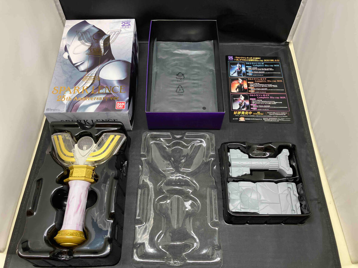 動作確認済 欠品あり 開封済み 箱傷みあり 使用感あり ULTRAREPLICA スパークレンス 25th Anniversary ver. ウルトラマンティガ ULTRAMANの画像8