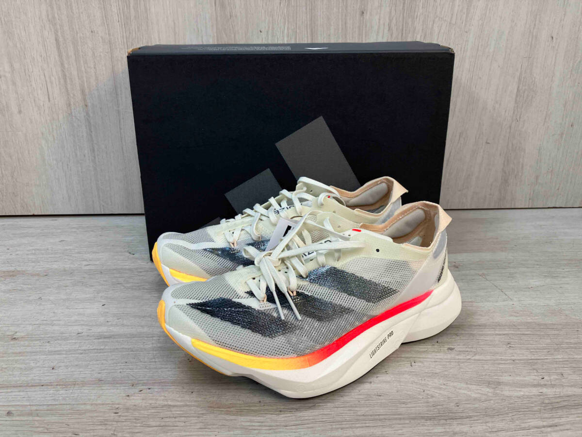 国内発送 3 PRO ADIOS ADIZERO 【タグ付き】adidas M 22.5cm ランニングシューズ ユニセックス アディゼロ IG6442 24.5cm以下