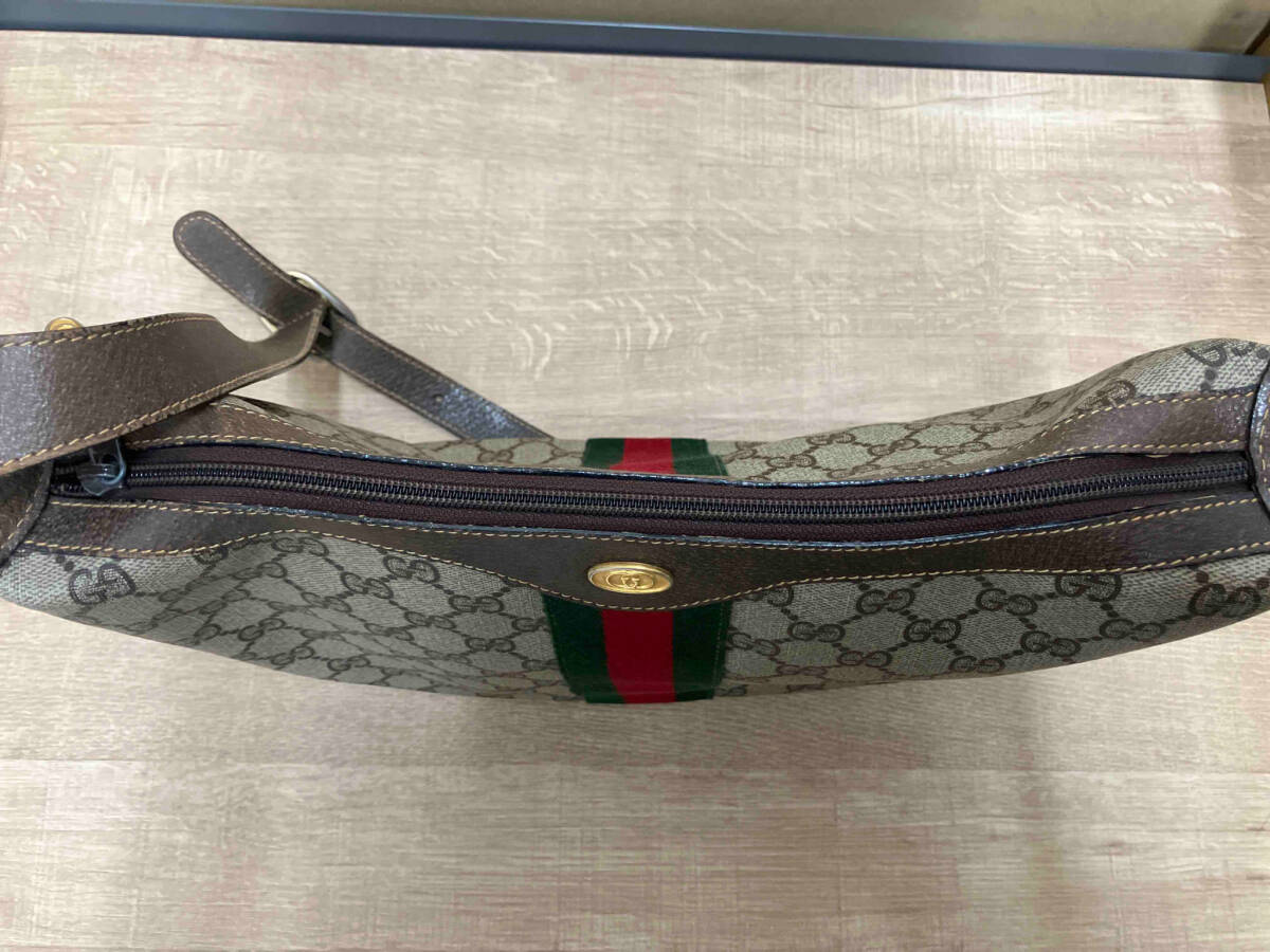 ジャンク GUCCI グッチ オールドグッチ アクセサリーシリーズ ショルダーバッグ 内側剥がれの画像7