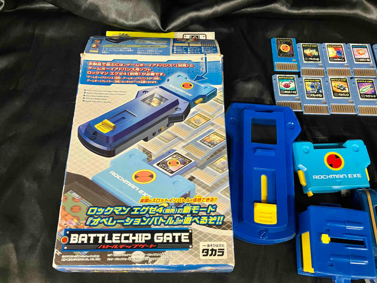  together lock man Exe Battle chip gate & advance do pet .. VERSION navi chip * Battle chip 26 sheets attaching present condition goods GBA