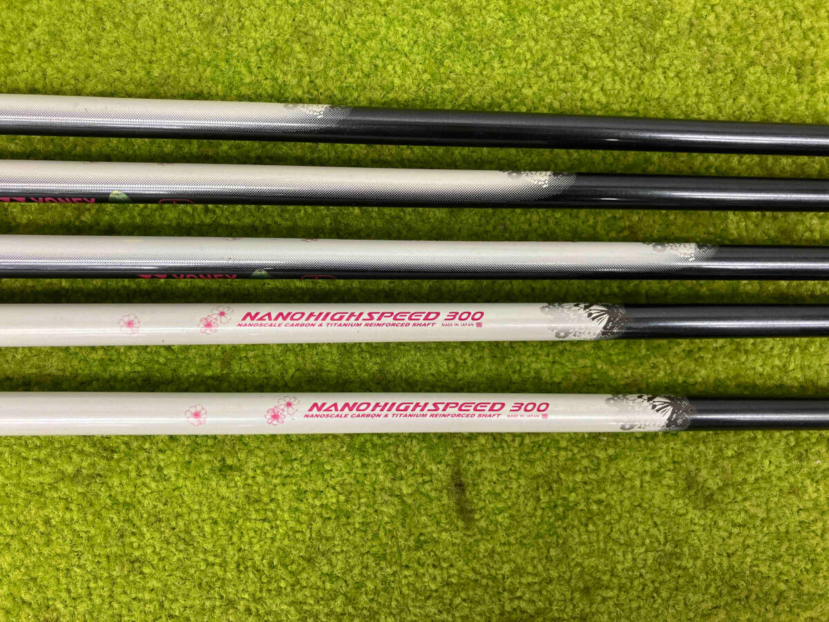 YONEX/ NANOV NETAGE/ NANOHIGHSPEED 300/ FLEX L/ 7-9,P,S 5本セット/ アイアンセット/ ナイキ/ ゴルフ　クラブ_画像5